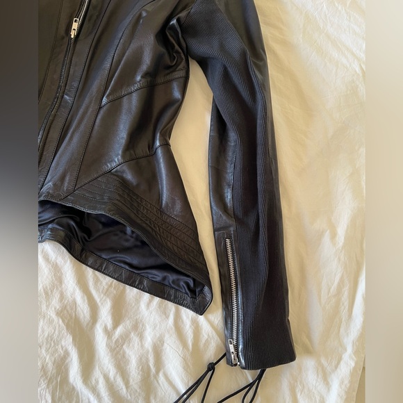 SKINGRAFT Fitted Soft Leather Jacket sz L - Picture 4 of 16